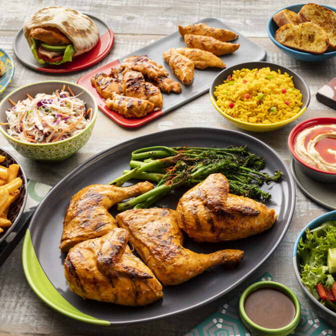 Indulge in a delectable Nando's spread, conveniently located near our Escape Room in Perth. Enjoy tantalizing flavors after an exhilarating adventure.